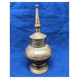 VIntage brass urn/ginger jar 7'