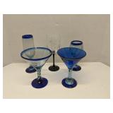 Group of cocktail glasses