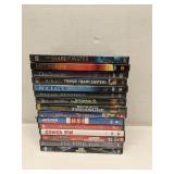 Group of DVDs