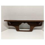 Solid wood wall shelf 24' wide