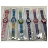 Lot of 6 Sealed Vtg Disney Movies Digital Watches