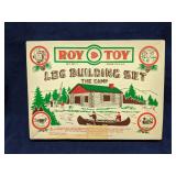 Roy Toy Log Building Set - new