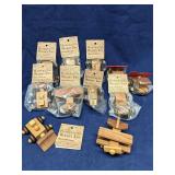 Group of Handcrafted Wood Toys