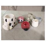 Group of small planters