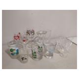 Mixed group of glasses