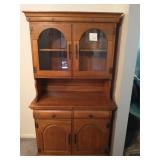 Vintage solid wood Maple Hutch