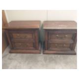 Matched pair of night stands