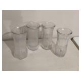 Group of glass vases