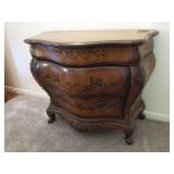 Pulaski Italian Revival Bombe Side Table