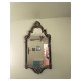 Ornate frame mirror, 1970s