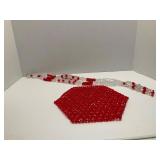 Hanging Beaded Potted Plant Holder & Trivet