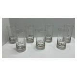 7 Vintage Libby Holly Berry Christmas Tumblers