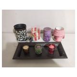 Candles and candle holders