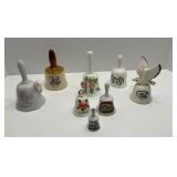 Lot of 8 Bells of Various Sizes