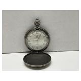Vintage Style Bronze Tone Pocket Watch Necklace