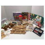 Lot of Wood Working Items, Hobby Knife Set, & More