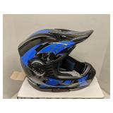 ILM Motorcycle Helmet ILM-128S Blue/Black