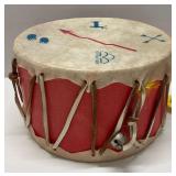 Indian Drum - Animal Hide, Rawhide Drum