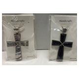 Lot of 2 Holy Fire Designs Unisex Cross Pendant