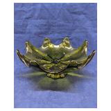MCM Viking Emerald Green Glass Open Compote