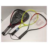 Lot of 3 tennis rackets