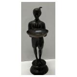 Vintage Bronze Personal Butler Statue Figurine