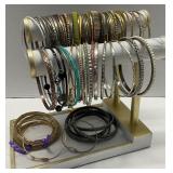 Large lot of Bangle Bracelets