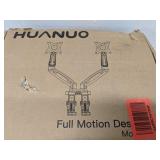 Huanuo Full Motion Dual Monitor Desk Mount