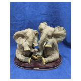 'Ruby's Collection' Elephant Pair, 10' x 11'