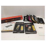 Group of screen protectors & phone cases