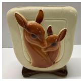 Vintage Fawn Flower Vase  1950 ï¿½s Royal Copley