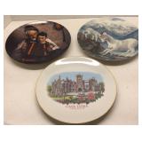 Lot of 3 Decorative Plates 8.5' See Description