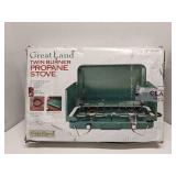 Greatland Twin Burner Propane Stove