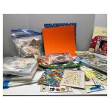 Group of Scrapbooking Supplies