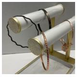Lot of 2 Sets of 2 Bangle Bracelets