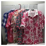 Lot of 5 Mens Summer Short Sleeve Shirts Size 2XL