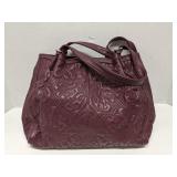 Plum colored unbranded purse