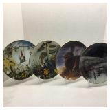 Set of 4 Fairmont Gromes $ Seasons Plates 8.5'