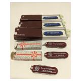 Lot of 6 pocket knives, 3 are Victorinox