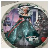 1995 Happy Holidays Barbie Plate