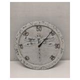 Round dragonfly thermometer