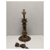 Vintage Stiffel heavy brass table lamp