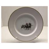 Ralph Lauren Deco Plate 8.25' Polo Scene 1983