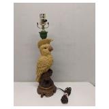 1999 CBK Parrot Cockatiel Bird table lamp
