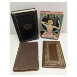 Lot of 4 vintage & antique books