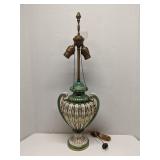 Louis XVI Sevres floral painted porcelain lamp