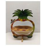 Cozumel Mexico folding wooden fruit basket