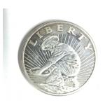 Grizzly Prospector 1 Troy oz .999 silver round