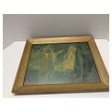Louis F Berneker Art Nouveau Lithograph 1920's