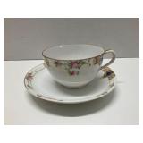 Hand Painted Nippon Cup & Saucer